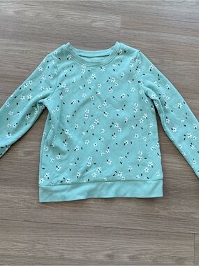 jumping beans Mint Green Floral Sweatshirt